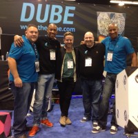 Day 1 NAMM - The Dube Team and Karl Brazil